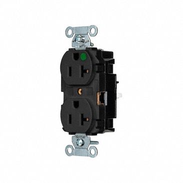 RECEPT, 1 HP, 125 V CA, NEMA 5-20R