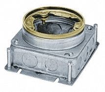 Floor Box: Round, (4) 3/4 in/(6) 1/2 in For Conduit Sizes