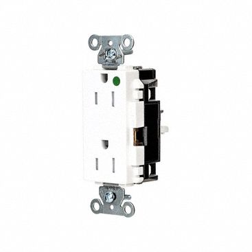 RECEPTACLE,1/2 HP,125V AC,NEMA 5-15R
