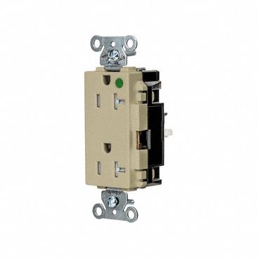 RECEPTACLE,1 HP,125V AC,NEMA 5-20R