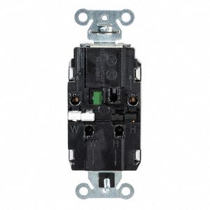 RECEPTACLE,15 A,WHITE,125V AC