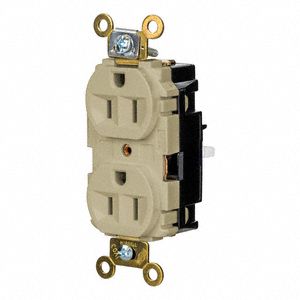 RECEPTACLE,1/2 HP,125V AC,NEMA 5-15R
