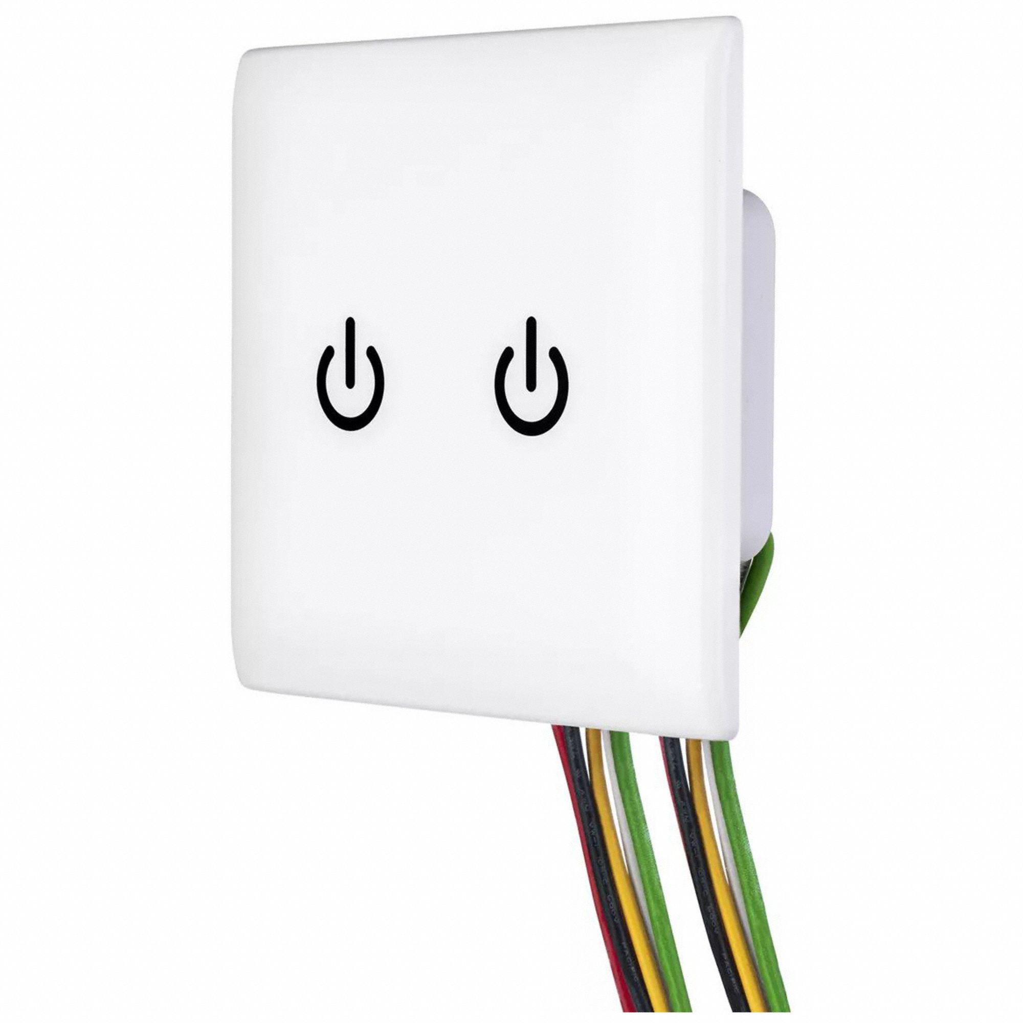 WALL SWITCH,WHITE,8 A,TOUCH