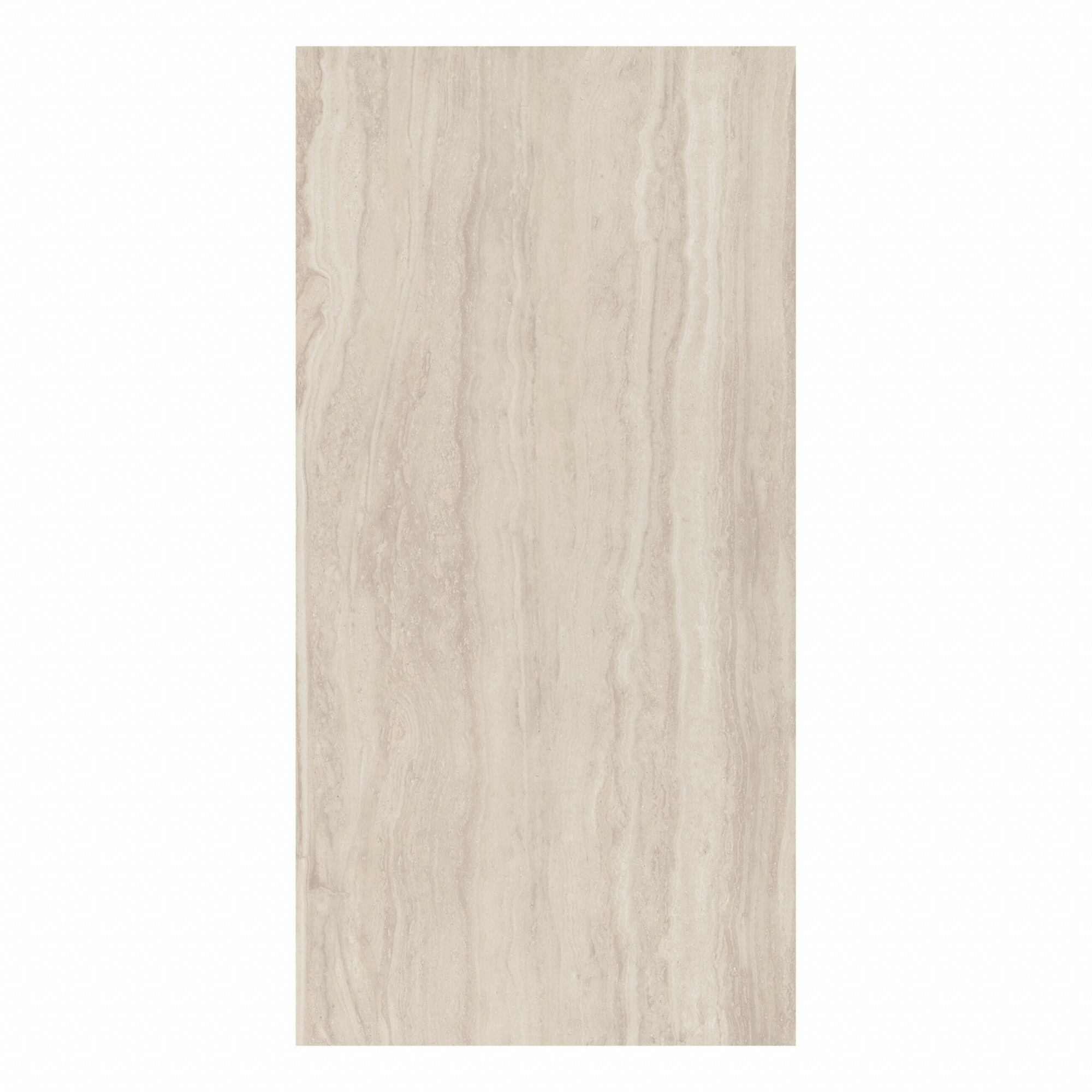 Floor Tiles: 23 7/8 in Lg, 11 7/8 in Wd, Travertine Sand, Field, Unpolished, Travertine