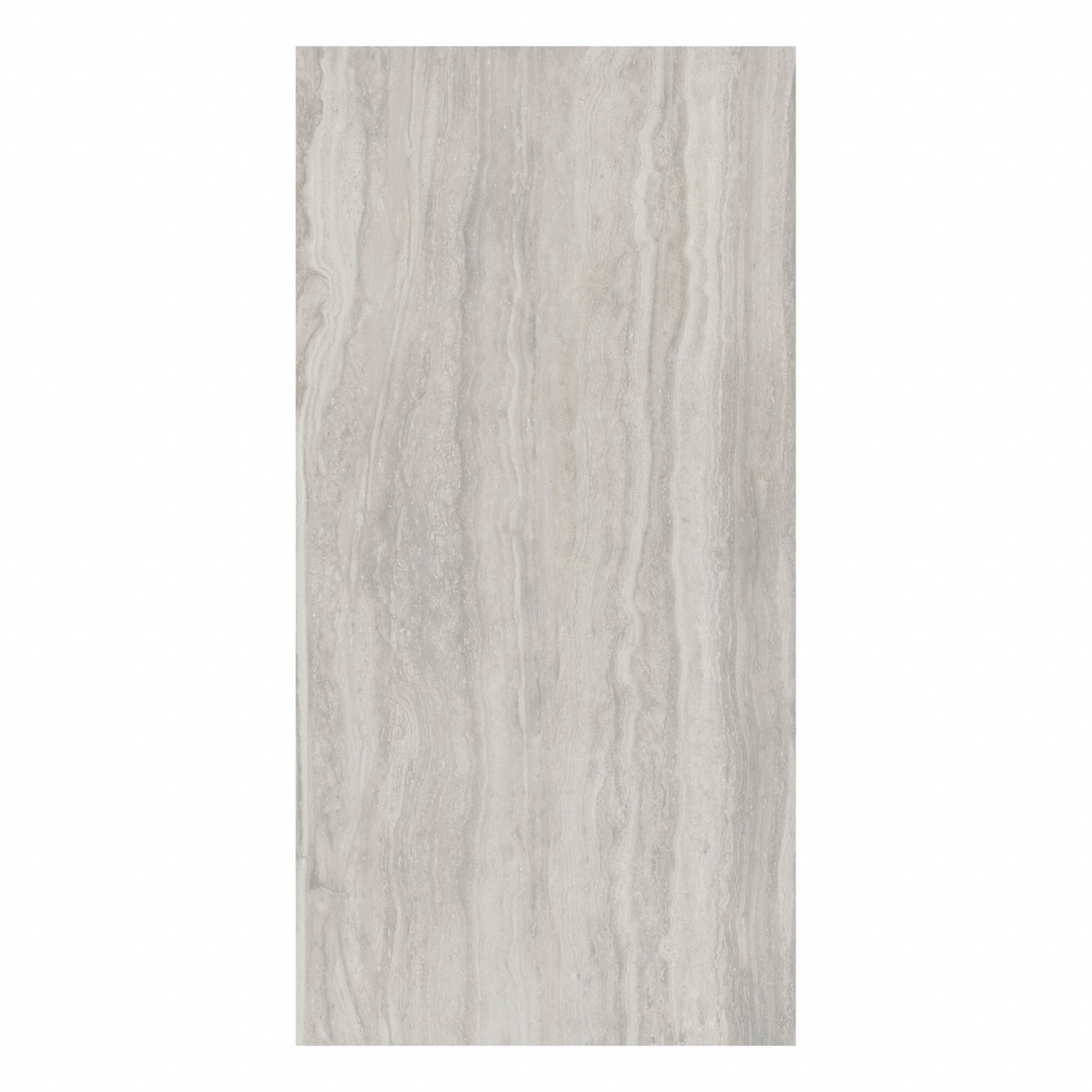 Floor Tiles: 23 7/8 in Lg, 11 7/8 in Wd, Travertine Dove, Field, Unpolished, Travertine