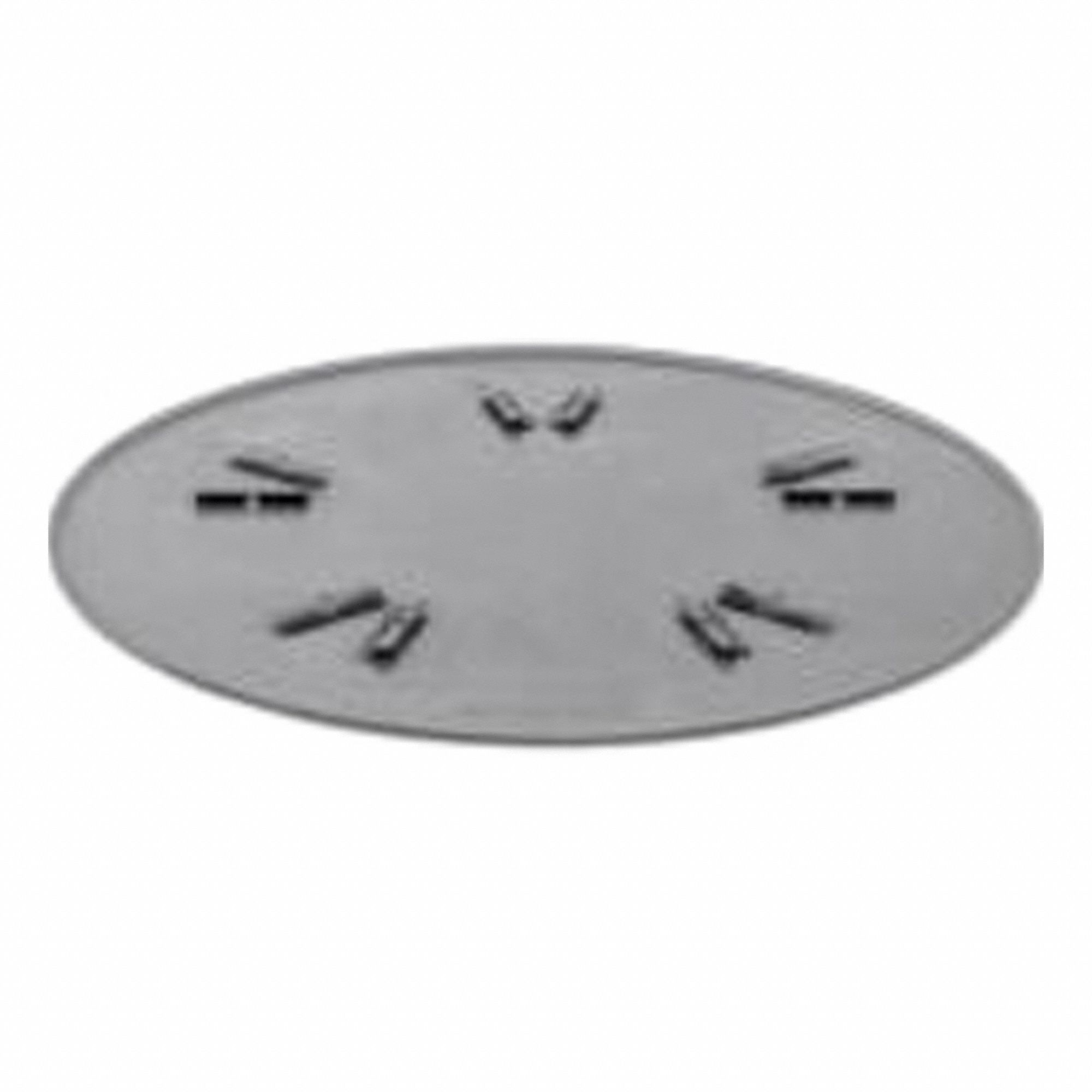Flat Float Pan: Flat Finish-Round Corners, 47 3/4 in Lg, 47 3/4 in Wd, 48 in Trowel, Steel