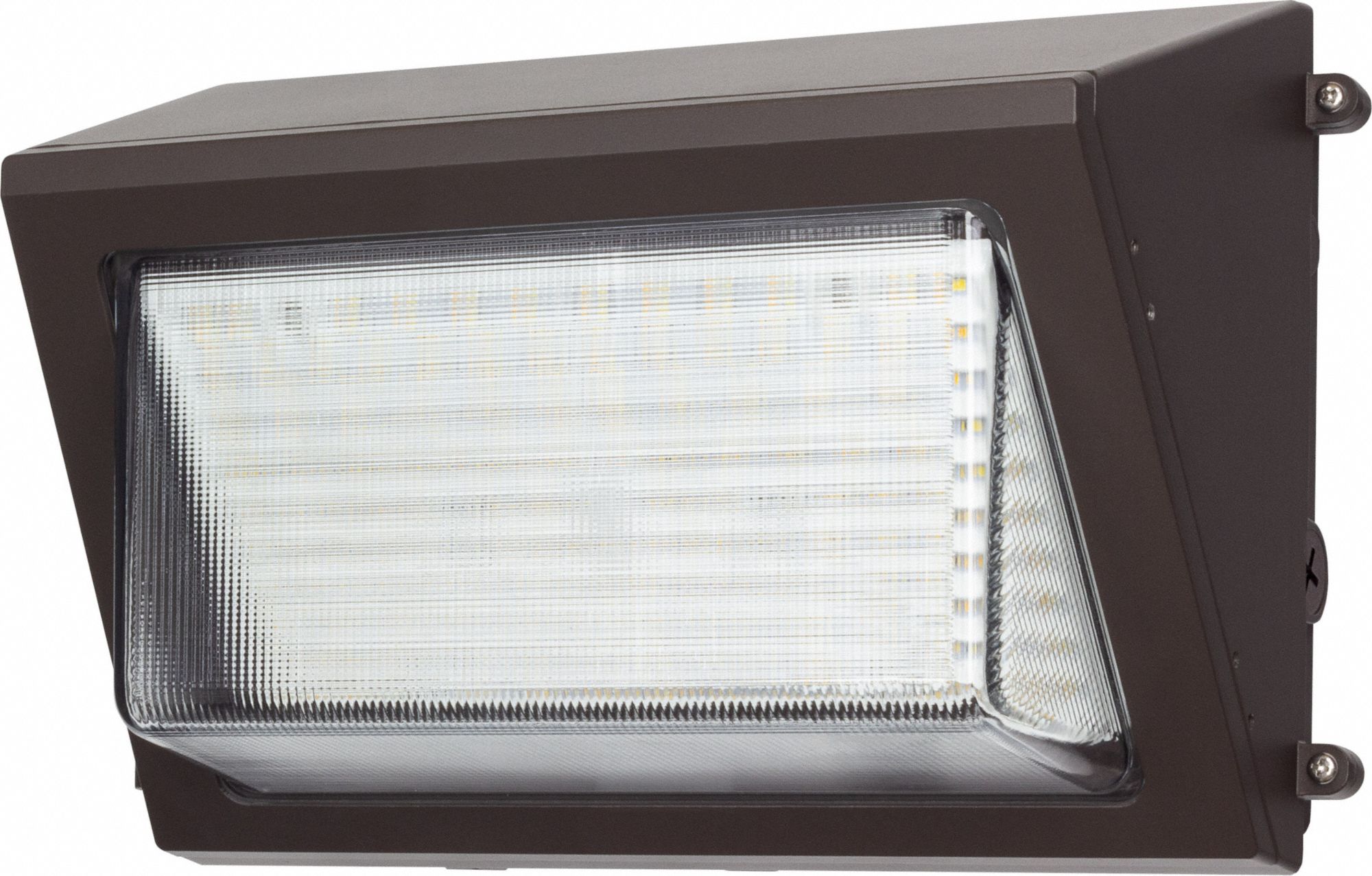 Wall Pack: LED, 10, 000 lm, 3000K/4000K/5000K, 120 to 277V AC, 80 W, Type IV, 7 1/2 in Overall Ht