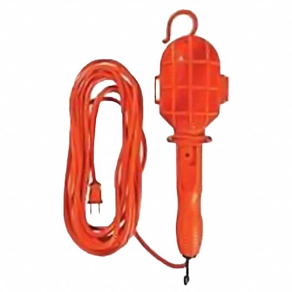 TROUBLE LIGHT, 75 WATTS, HOOK MOUNT, 25 FT POWER CORD, MEDIUM DUTY