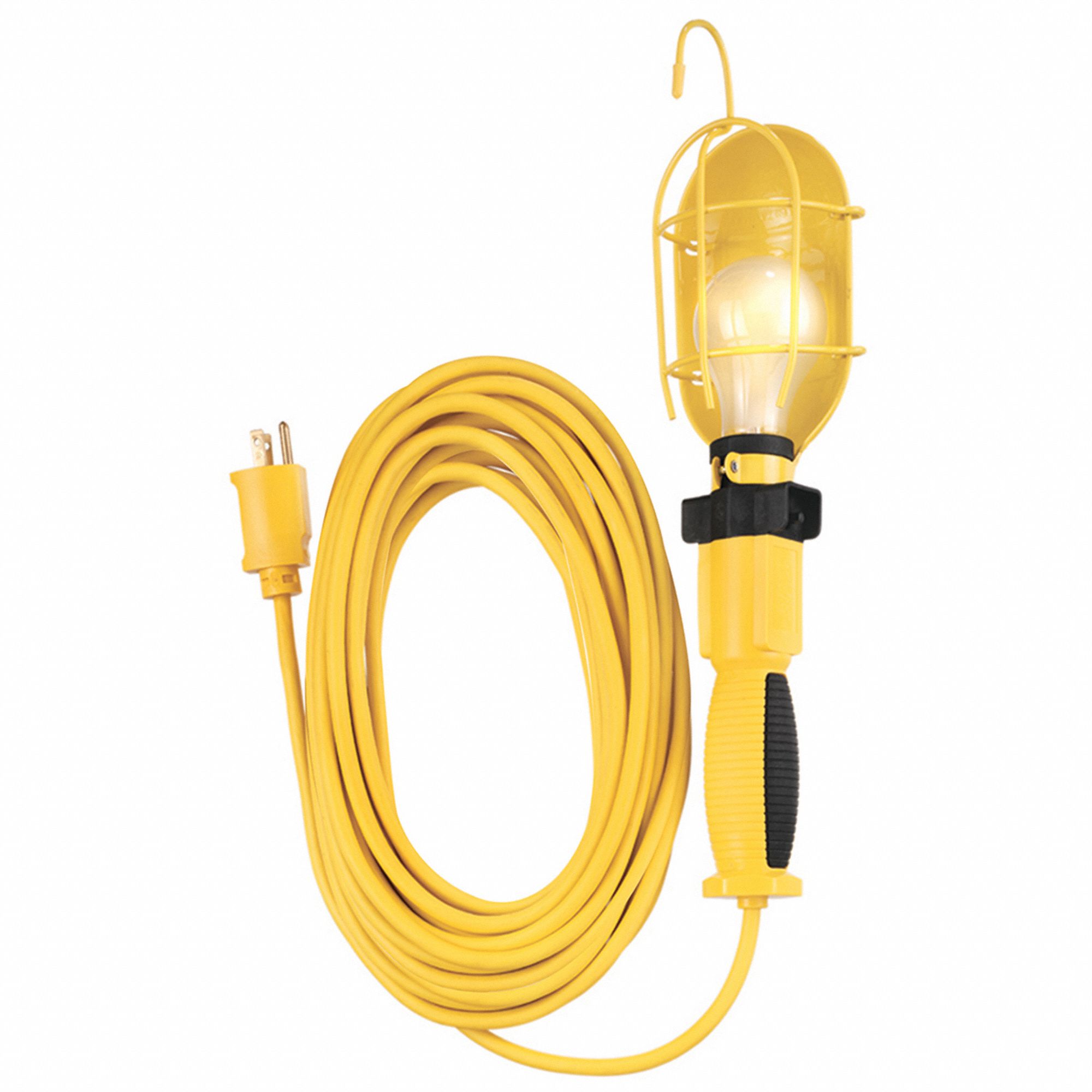 TROUBLE LIGHT, HALOGEN, 100 WATTS, HOOK MOUNT, 25 FT POWER CORD, HEAVY DUTY