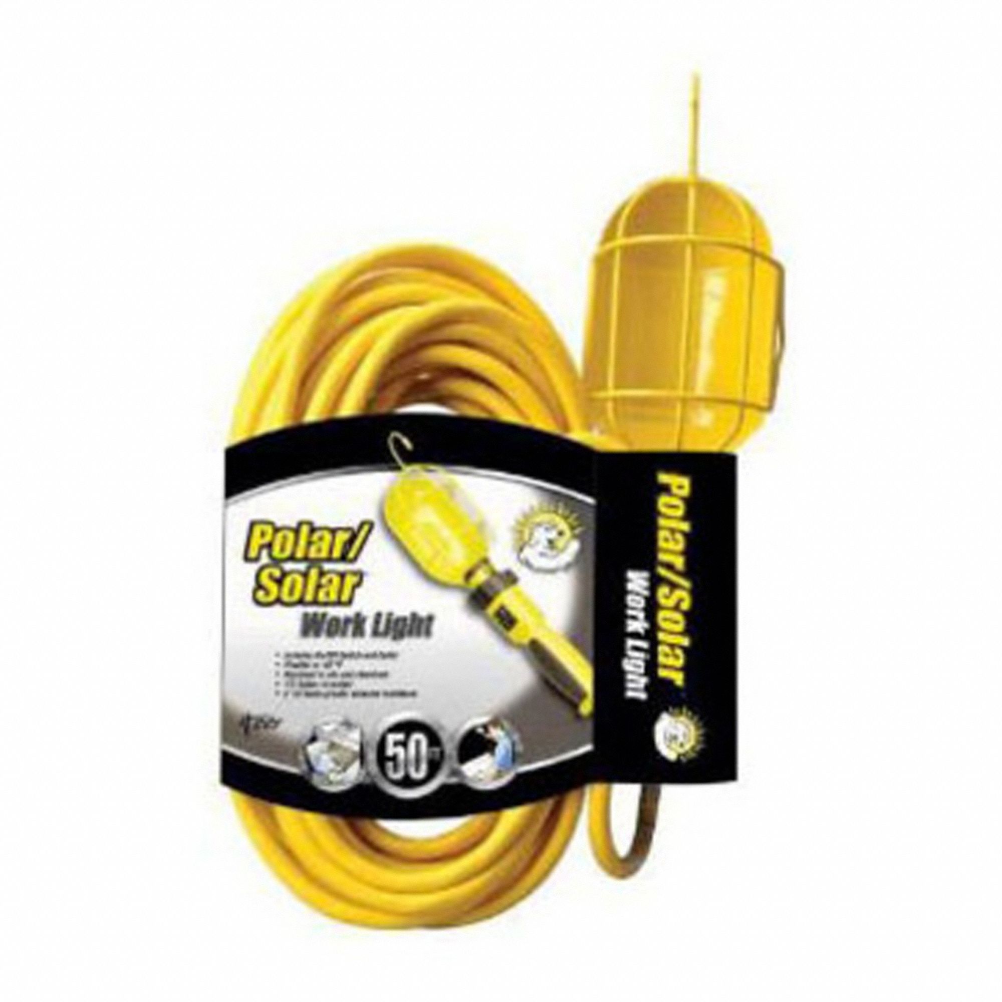 TROUBLE LIGHT, HALOGEN, 100 WATTS, HOOK MOUNT, 50 FT POWER CORD, HEAVY DUTY