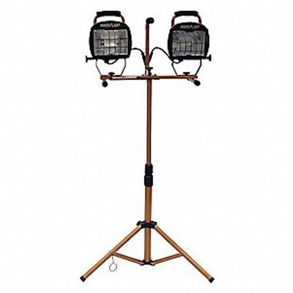 HALOGEN WORK LIGHT, 1000 WATTS, WITH TRIPODSLED