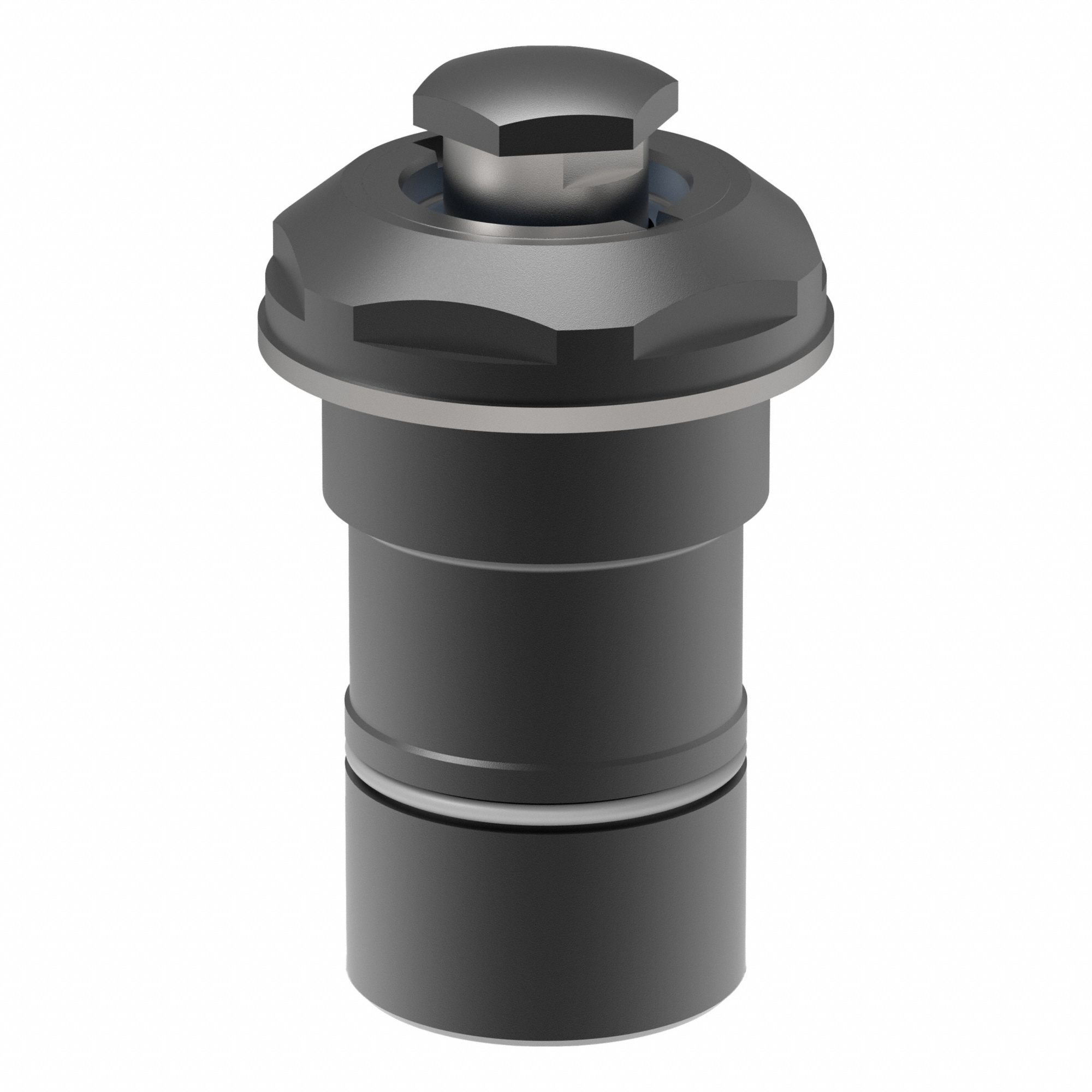 Hydraulic Work Support: 1, 650 lbf Max. Support Force, 39/100 in Stroke Lg, M33x1.5