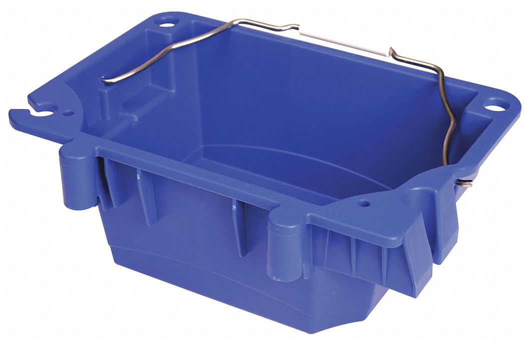 LOCK-IN UTILITY BUCKET, FOR STEPLADDERS WITH LOCK-IN SYSTEM, LD CAP 25 LB, PLASTIC/UNFINISHED