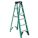 PLATFORM STEPLADDER, 5 STEP, 225 LB CAPACITY, 6 FT, FIBREGLASS