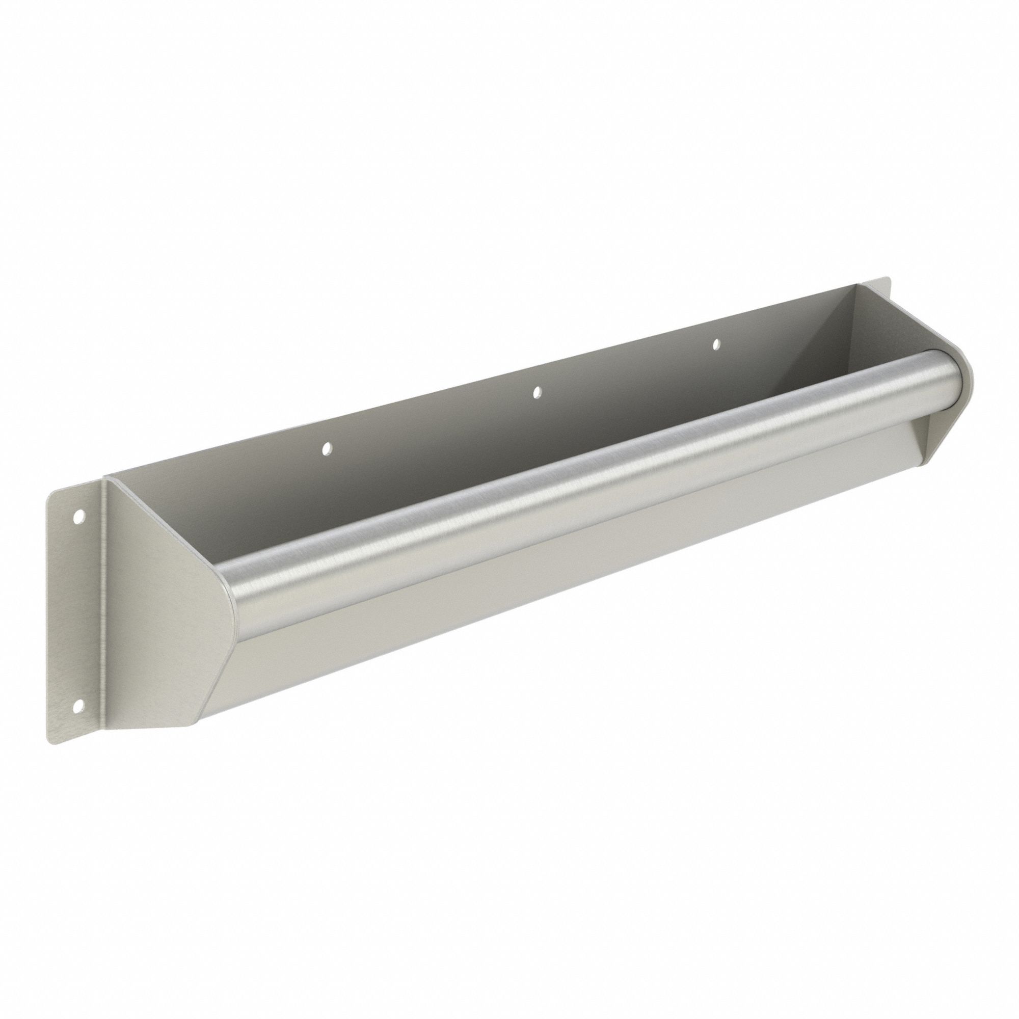 BESTCARE Wall Grab Bar: Stainless Steel, Satin, 250 lb Wt Capacity, 1 1/2 in Base Dia, 1 (MPN WH1140-18). Key specifications — Material: Stainless Steel; Bar Style: Straight.