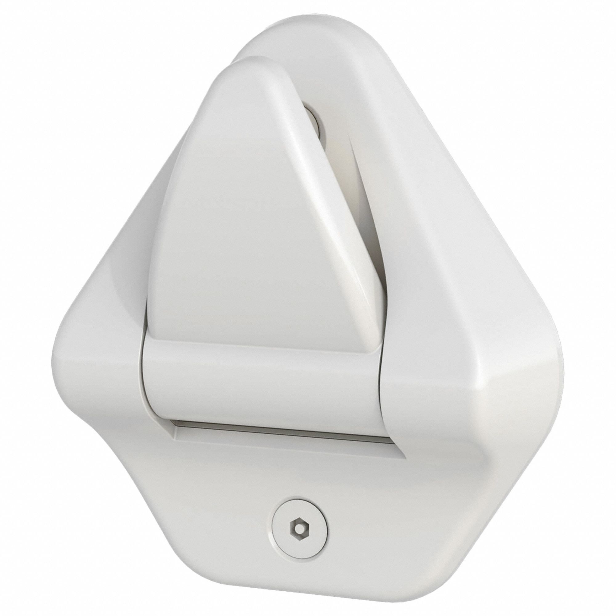 Bathroom Hook: WHD-TH-WHITE, 1 Hooks, Plastic, 3 1/2 in x 3 1/8 in x 7/8 in, Wall