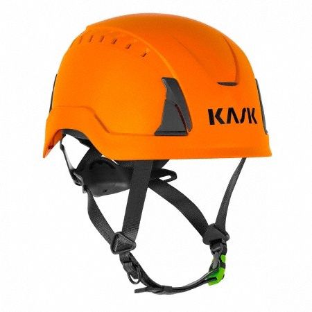 Safety Helmet: Orange, No Graphics, Polypropylene, Front-Slots, KASK, Orange