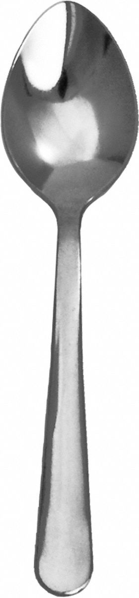 Demi Spoon: Windsor, 18/0, Stainless Steel, 4 7/8 in Overall Lg, Silver