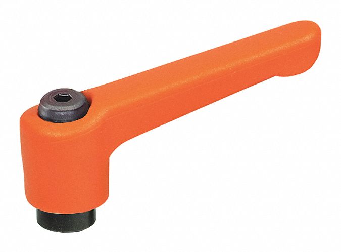 ADJUSTABLE LEVER, TAPPED, 1/4'' TO 20, NYLON