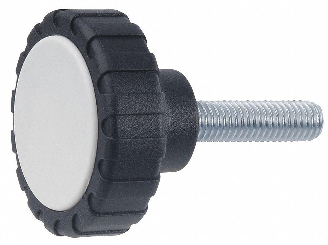 HOLLOW KNURLED SCREW,PLASTIC,M6