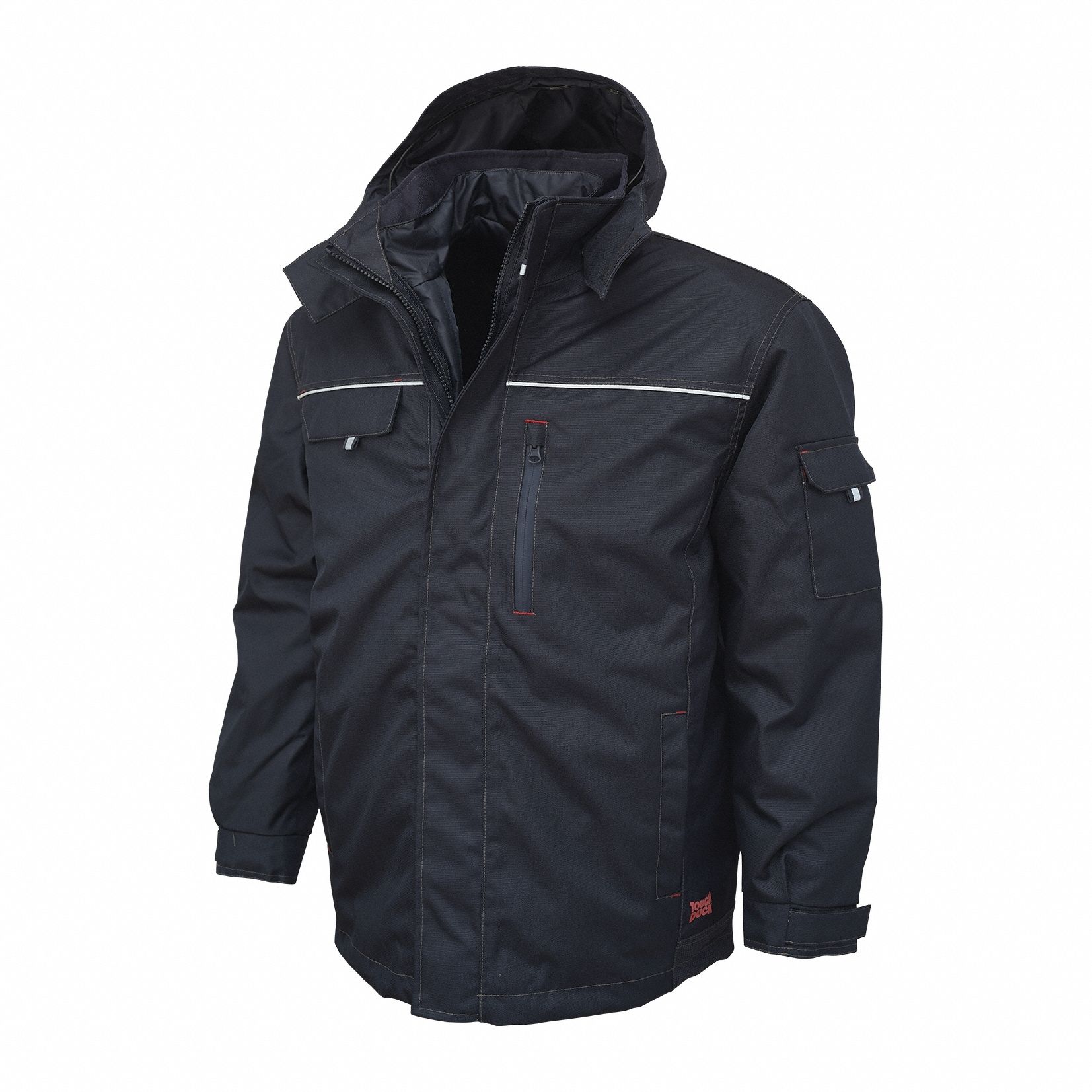 Jacket, 3-in-1, Mens, 2XL, Navy