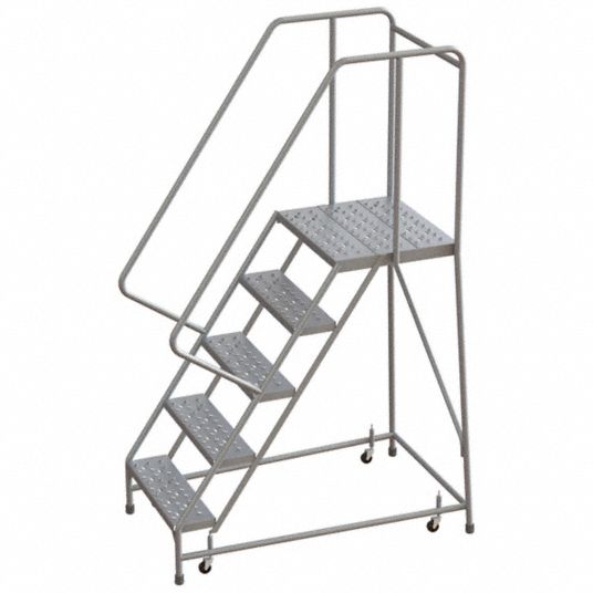 50 in Platform Ht, 21 in Platform Dp, Rolling Ladder - 799ZJ2 ...