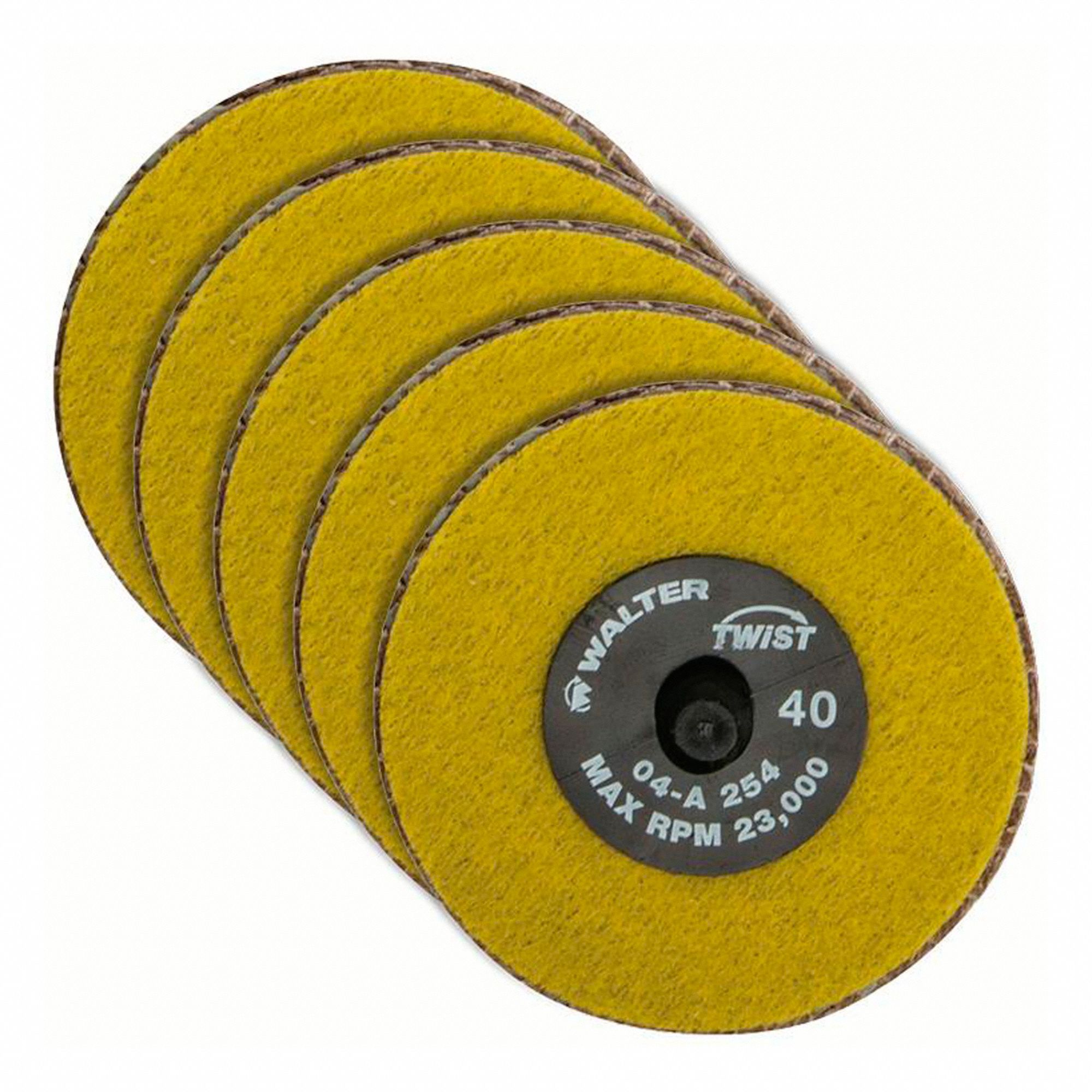 FLAP DISC,YELLOW,40 GRIT,PK10