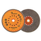 SANDING DISC, FINE GRIT, SPIN-ON MOUNT, 10500 RPM, GREY, 4 1/2 IN, 5/8