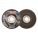 SURFACE GRINDING WHEEL, TYPE 27, 24 GRIT, GRADE CA-24, 13,300 RPM, 4 1/2 X 1/8 X 1/8 IN, CERAMIC