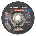 GRINDING WHEEL, SPIN-ON, TYPE 27, 24 GRIT, GRADE CA-24, RESIN, 10,200 RPM, 6 X 1/4 X 7/8 IN
