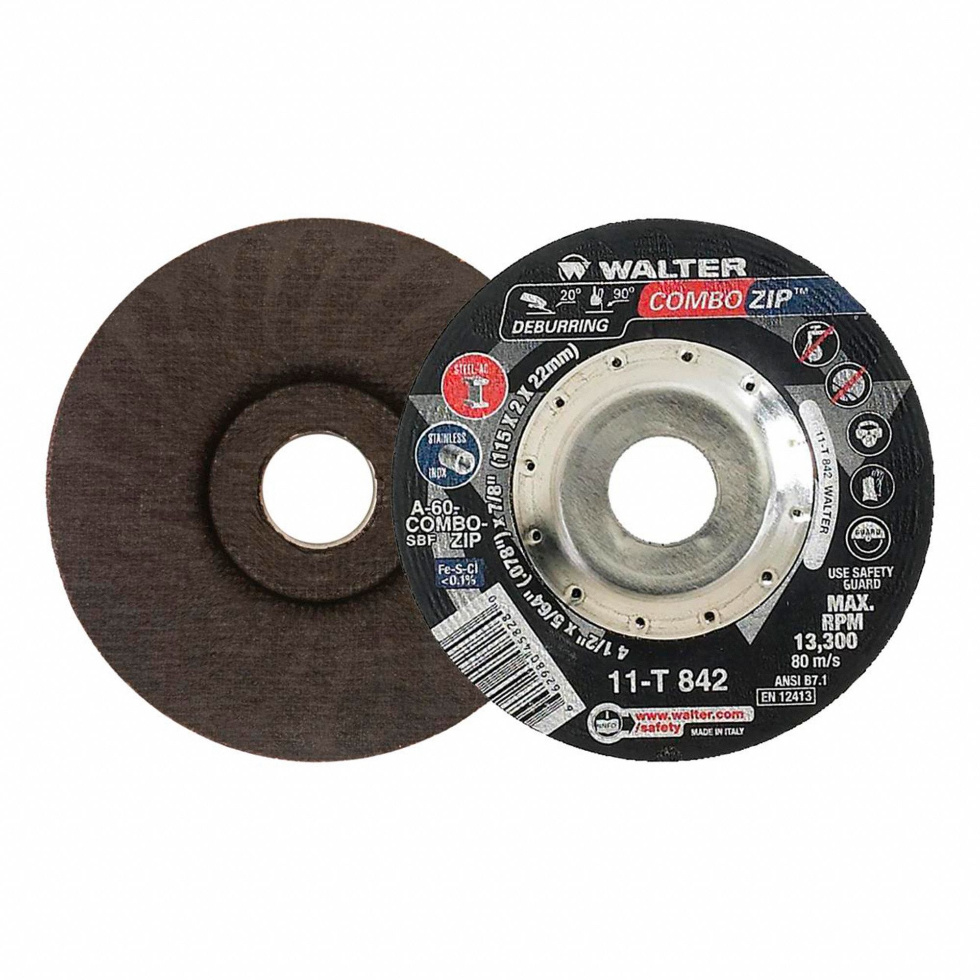 CUT-OFF WHEEL,13300 RPM,4-1/2