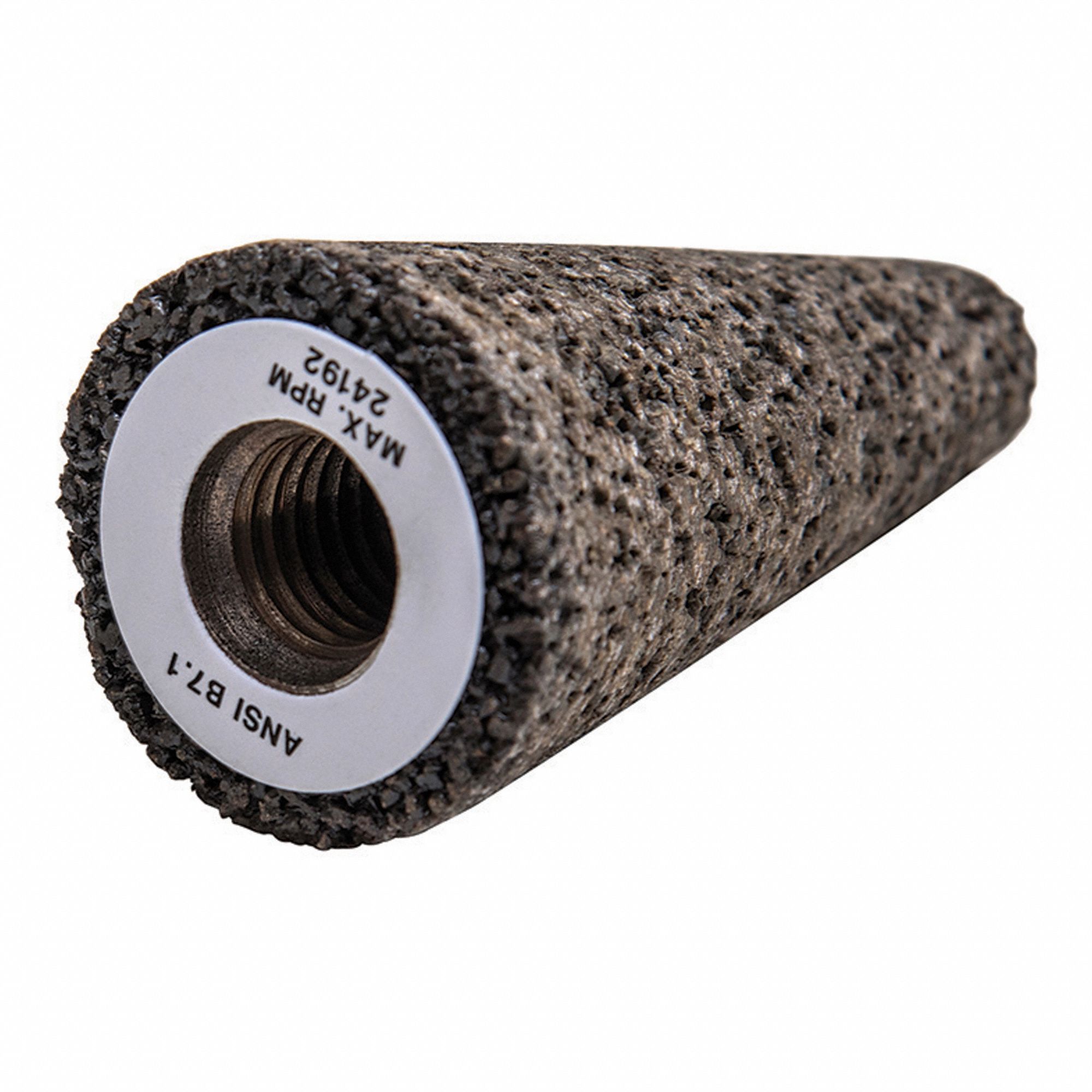 ABRASIVE PLUG, TYPE 17, 3 X 1 1/2 IN, ARBOR 5/8 IN