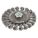 WHEEL BRUSH, KNOTTED WIRE, 5/8