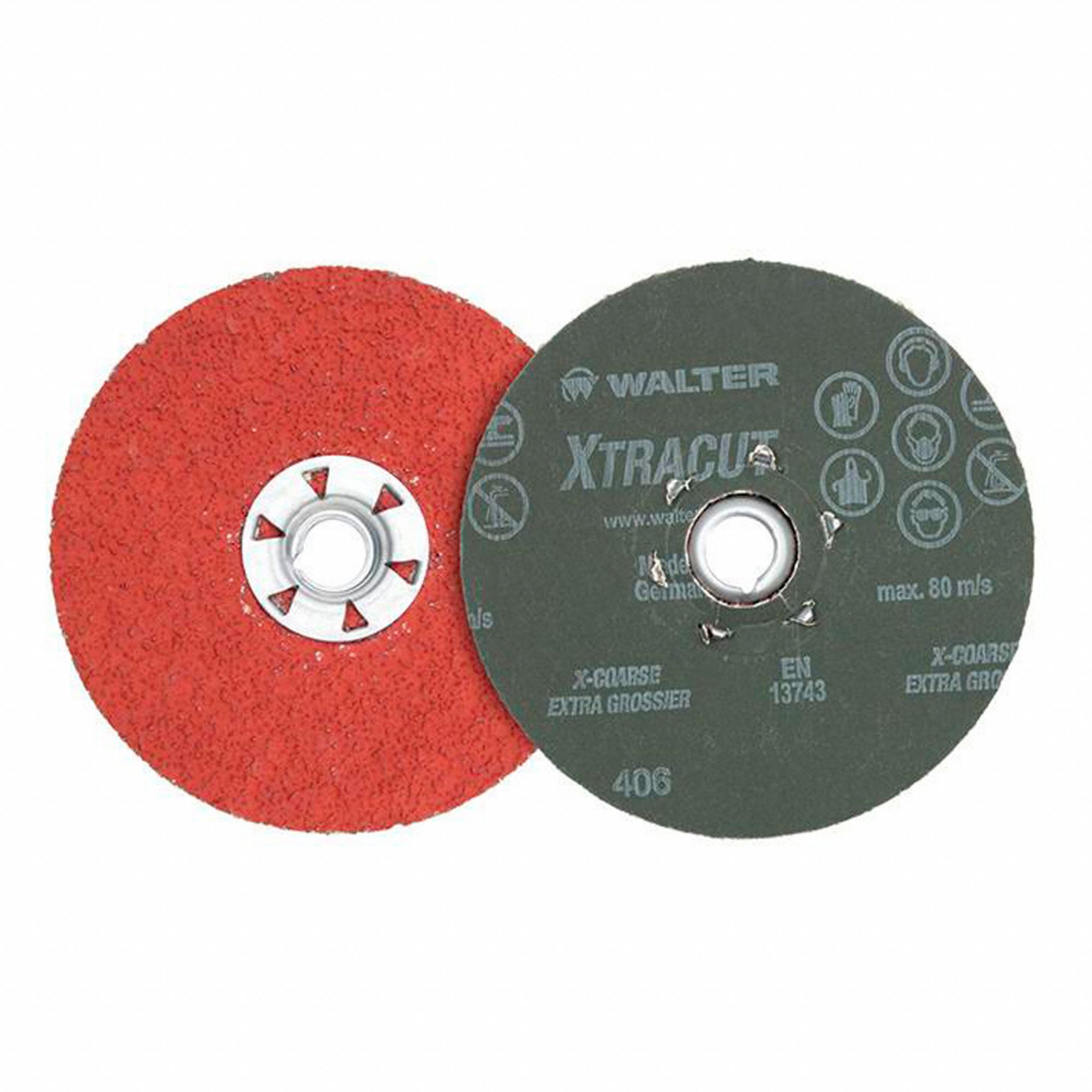 DISQUE ABRASIF 4-1/2 PO GRAIN-BRUT