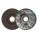 GRINDING WHEEL, TYPE 29, 36 GRIT, 13,300 RPM, 4 1/2 IN, 7/8 IN ARBOR, ALUMINUM OXIDE