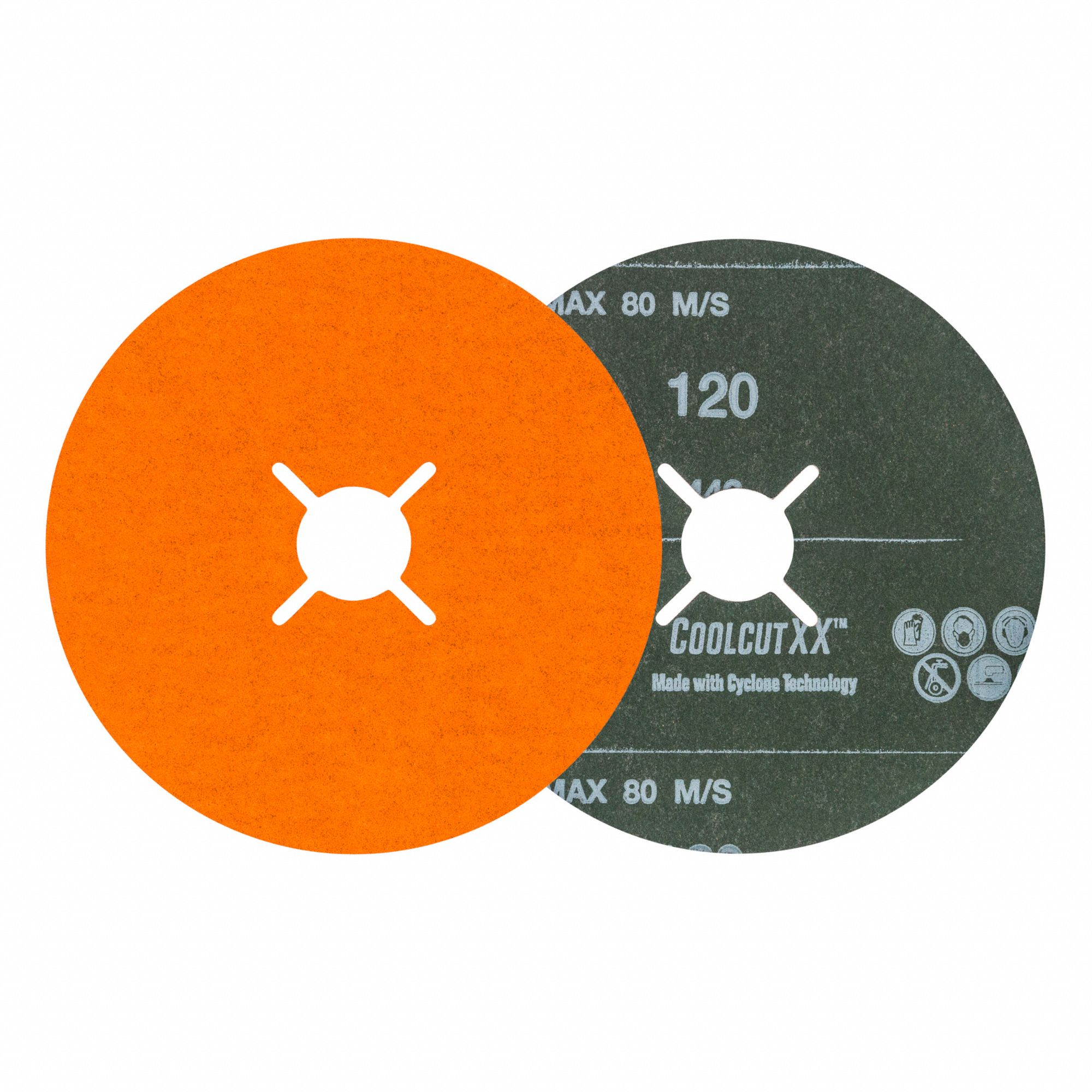 SANDING DISC,120 GRIT,5 IN DIA