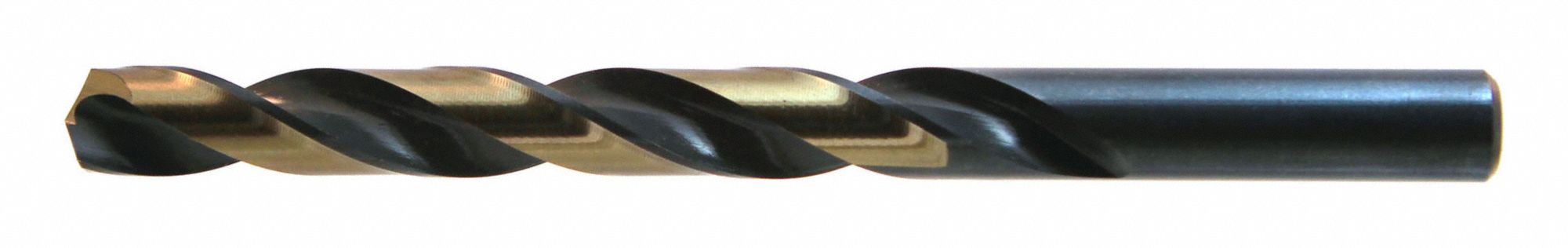 400N JOBBER LENGTH DRILL BIT, RH, BLACK/GOLD, 27/64 IN, 135 ° , HSS, 5⅜ IN L, 1.4375 IN SHANK, HD