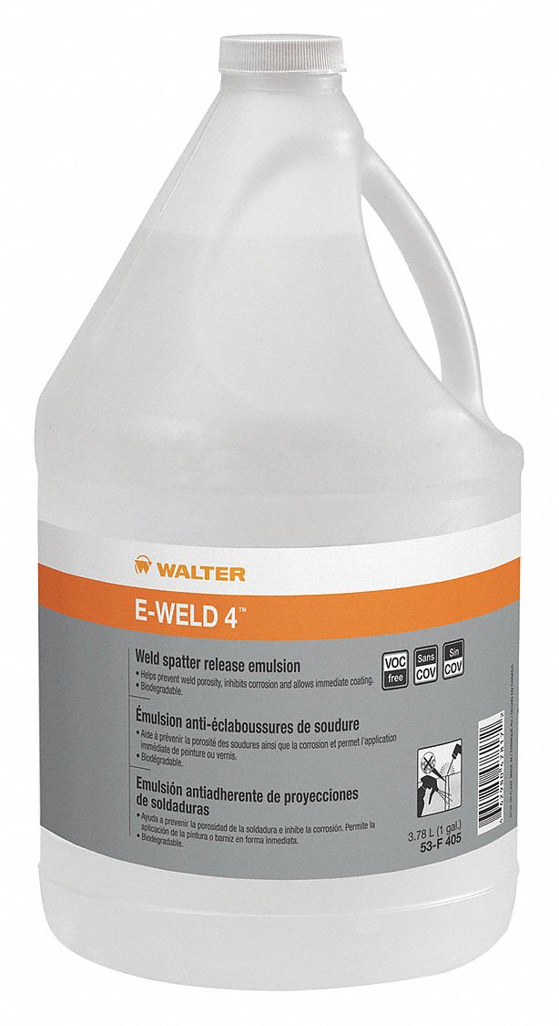 E-WELD SERIES ANTI-SPATTER EMULSION, 1 GALLON/3.8L, PREMIUM