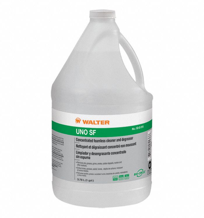 CLEANER/DEGREASER, CONCENTRATED, LIQUID, FOAMLESS, NON-FLAMMABLE/SOLVENT-FREE/VOC-FREE, PINK, 3.78 L