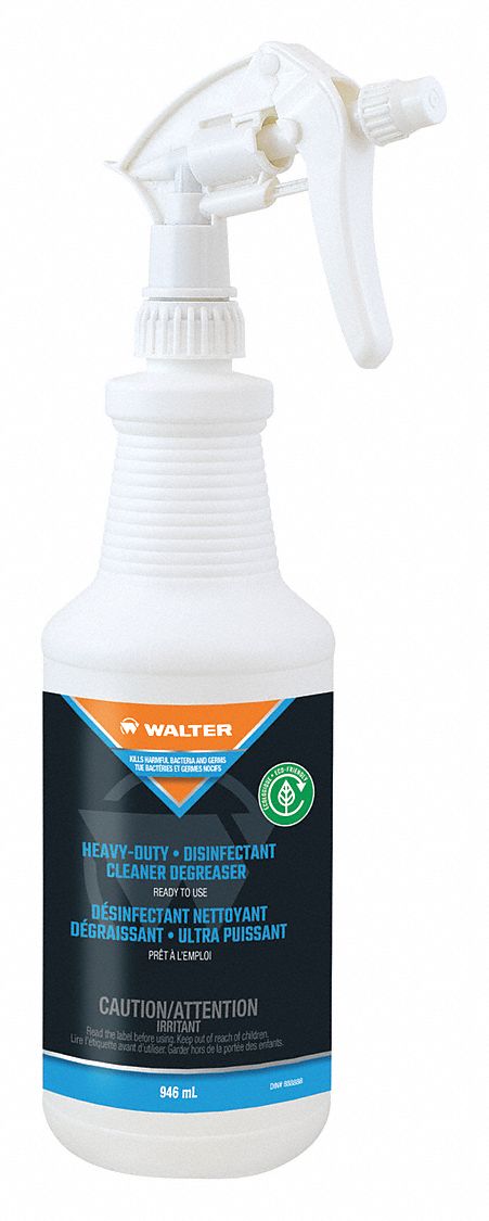 WALTER SURFACE TECHNOLOGIES DISINFECTANT, 946 ML TRIGGER SPRAY BOTTLE ...