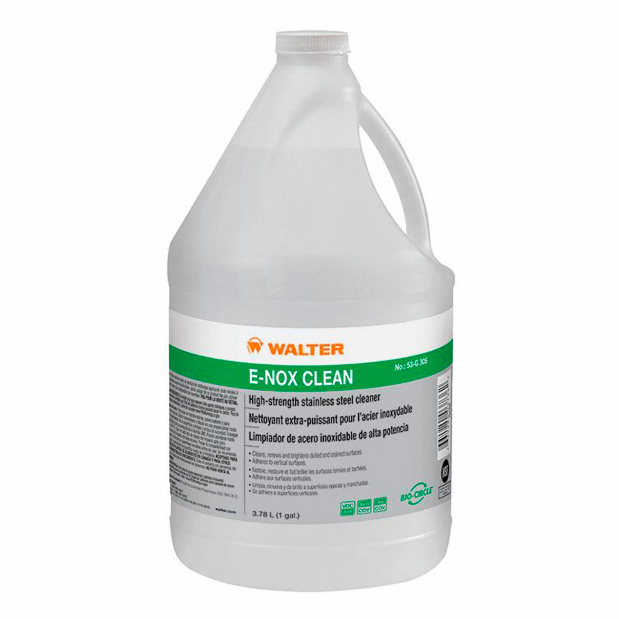 NET HT PERF,P/ L'AC INOX,PARFUM CARACTÉRISTIQUE,3.78L,JAUNE