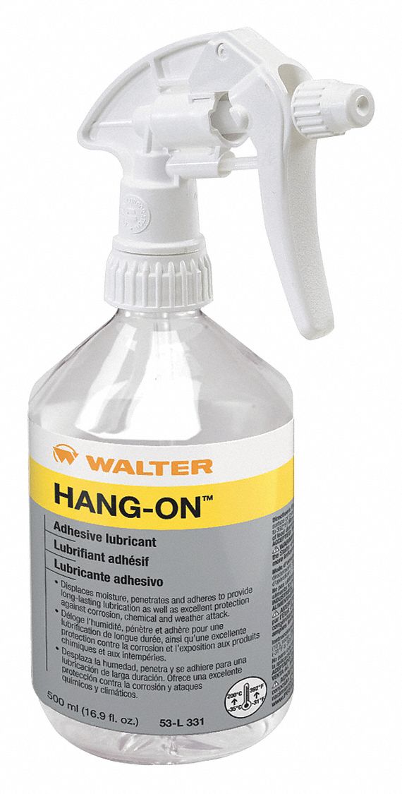 SPRAY BOTTLE WITH TRIGGER, FOR HANG ON, REFILLABLE, TRANSPARENT, 500 ML, GRADUATED PLASTIC