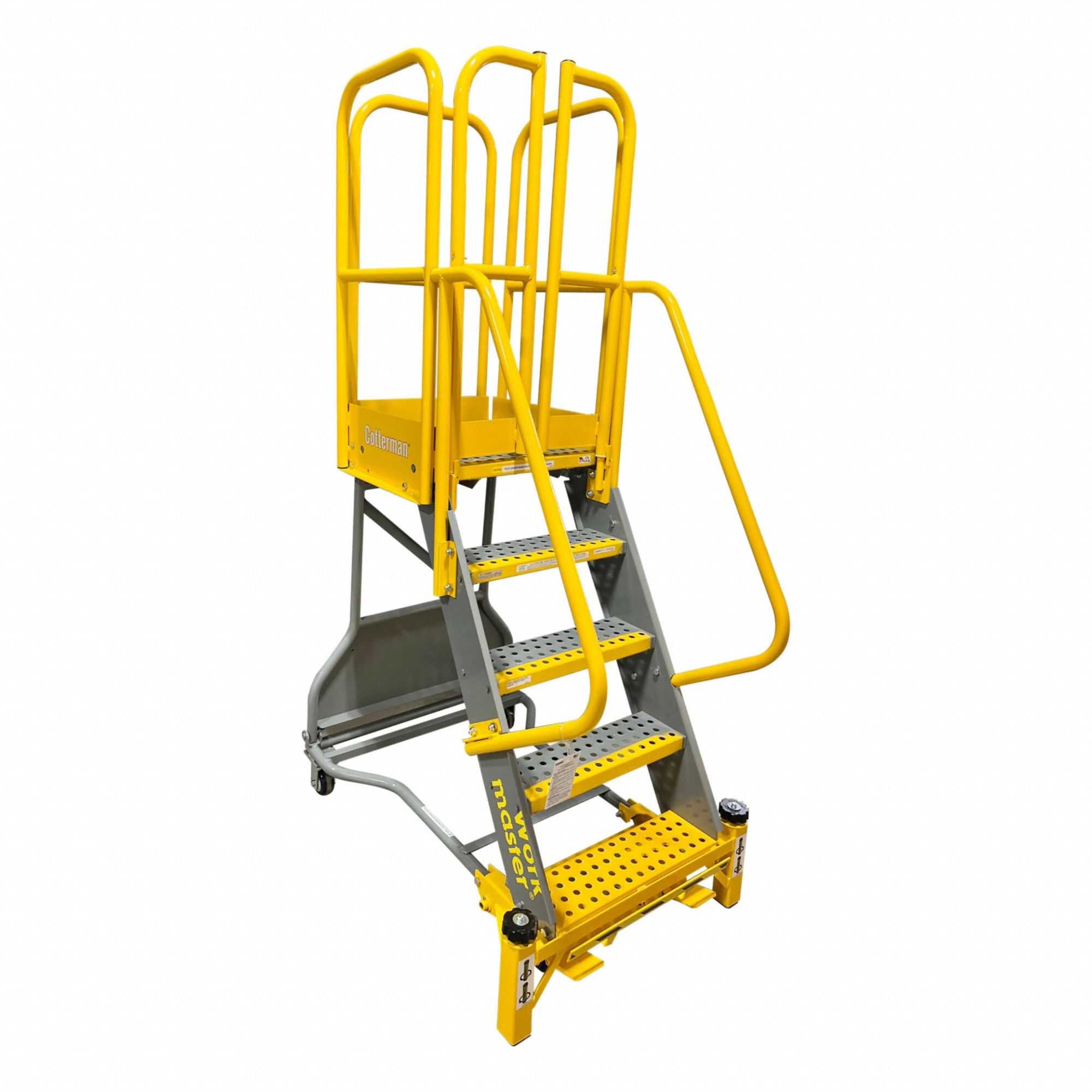 COTTERMAN, 4.2 ft Platform Ht, Assembled, Rolling Ladder - 824WN9 ...