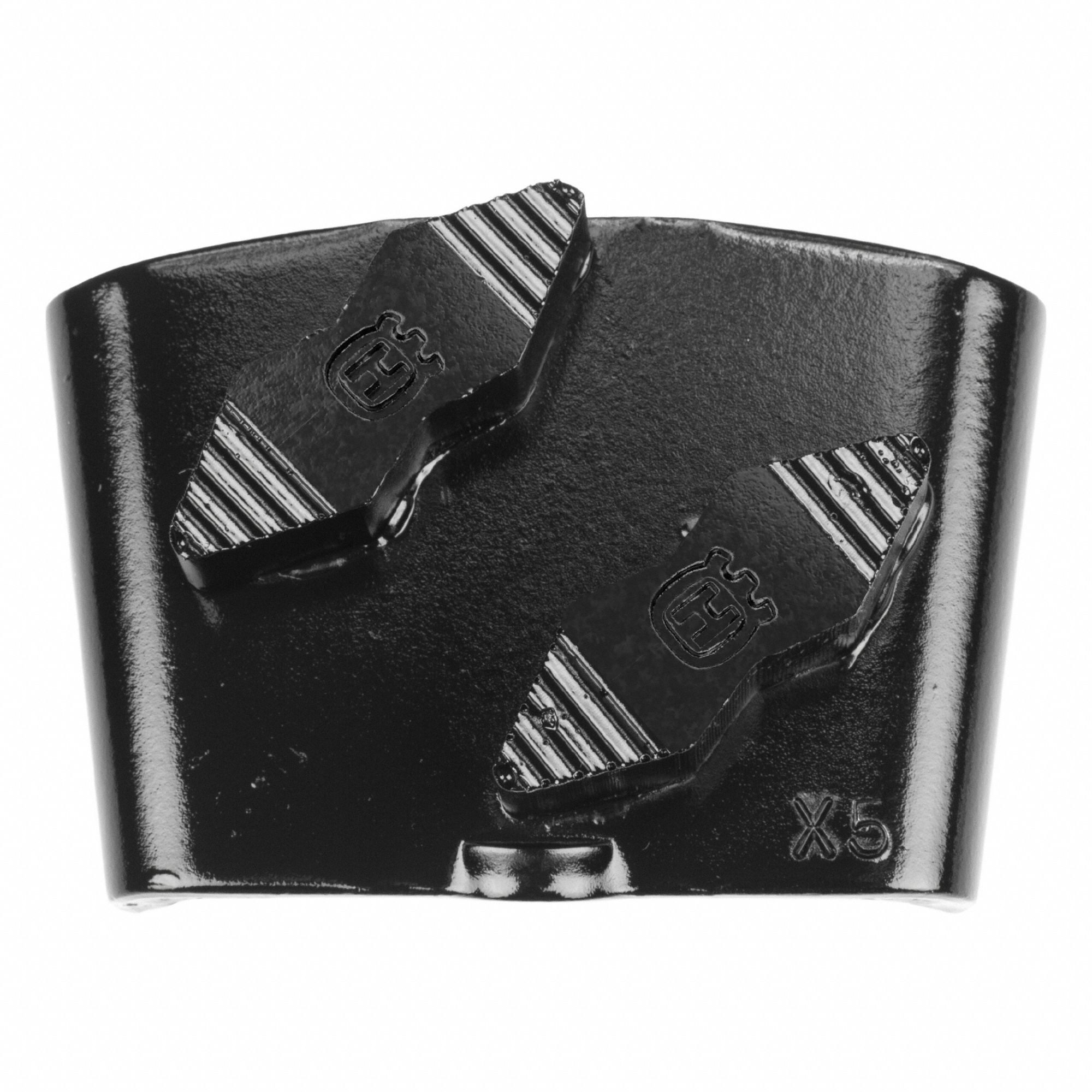 Grinding Segment: Extra Hard, 100 Grit, Black, 2 Segments, 1, 720 RPM Max. Speed, 3 PK