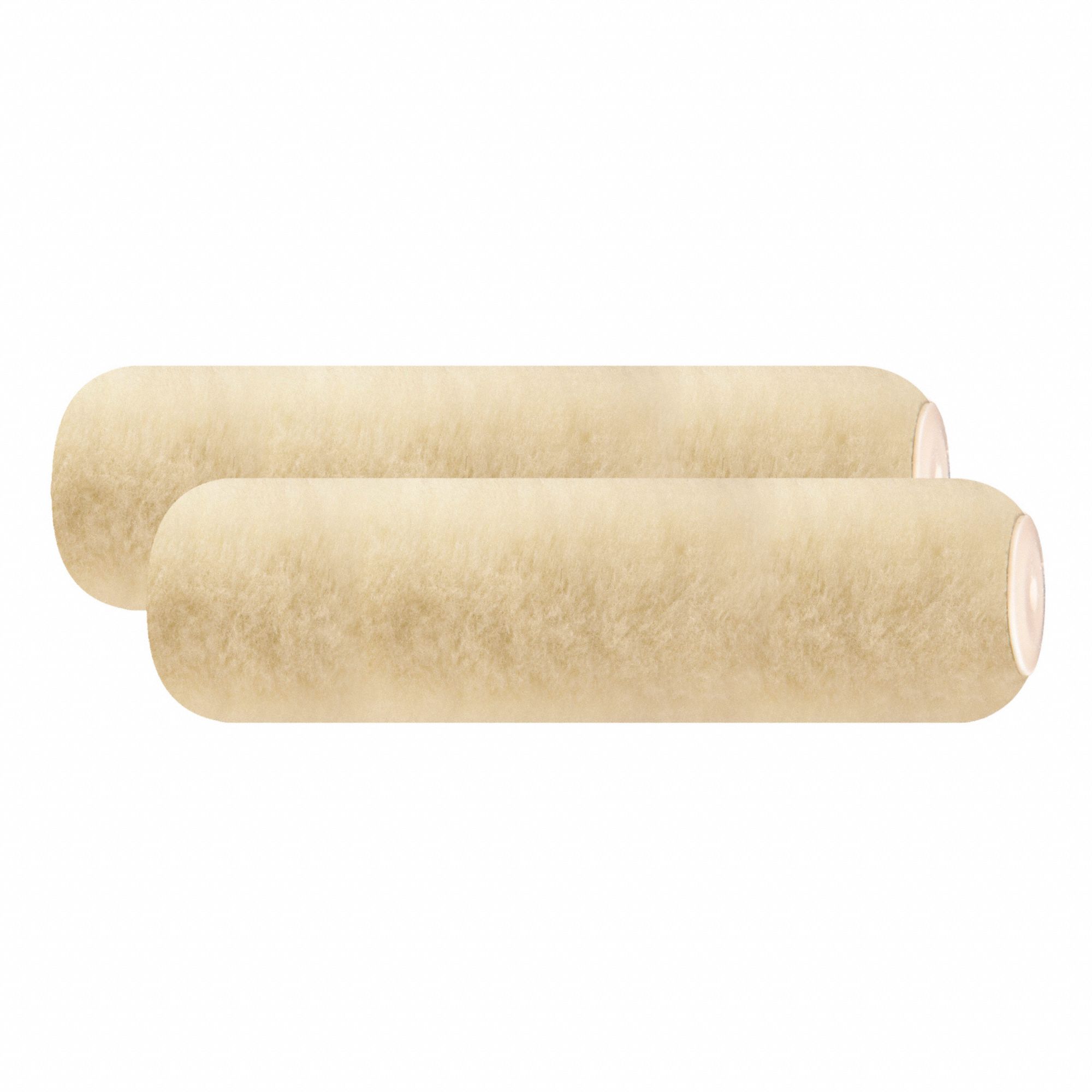 PAINT ROLLER COVER, 4 1/2 IN L, 1/2 IN NAP SIZE, WOVEN FABRIC, MINI, 1/2 IN NAP SIZE, 2 PK