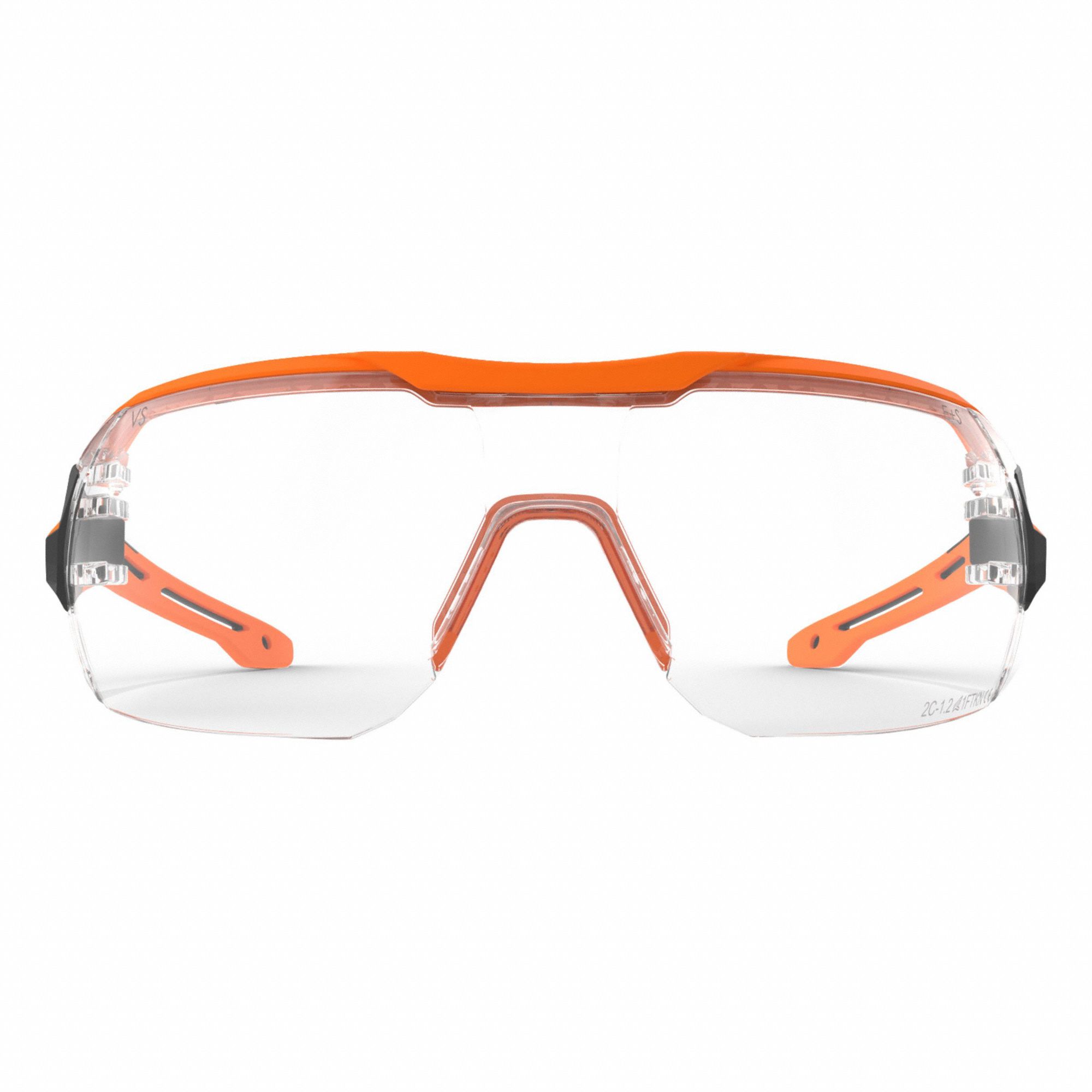 VAPOR SHIELD LENS,TPR,BLACK,VIVID ORANGE