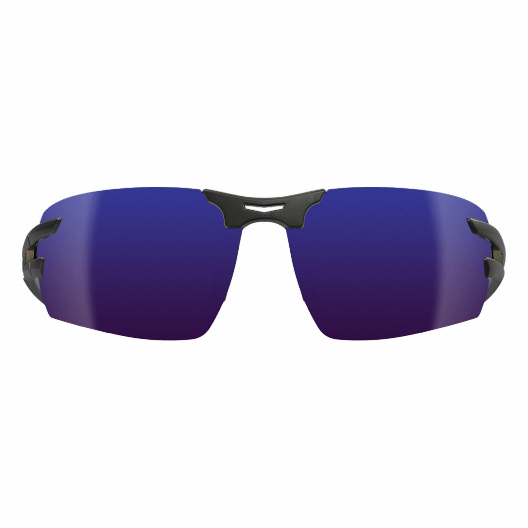 MIRROR LENS POLARIZED,BLACK/AQUA BLUE