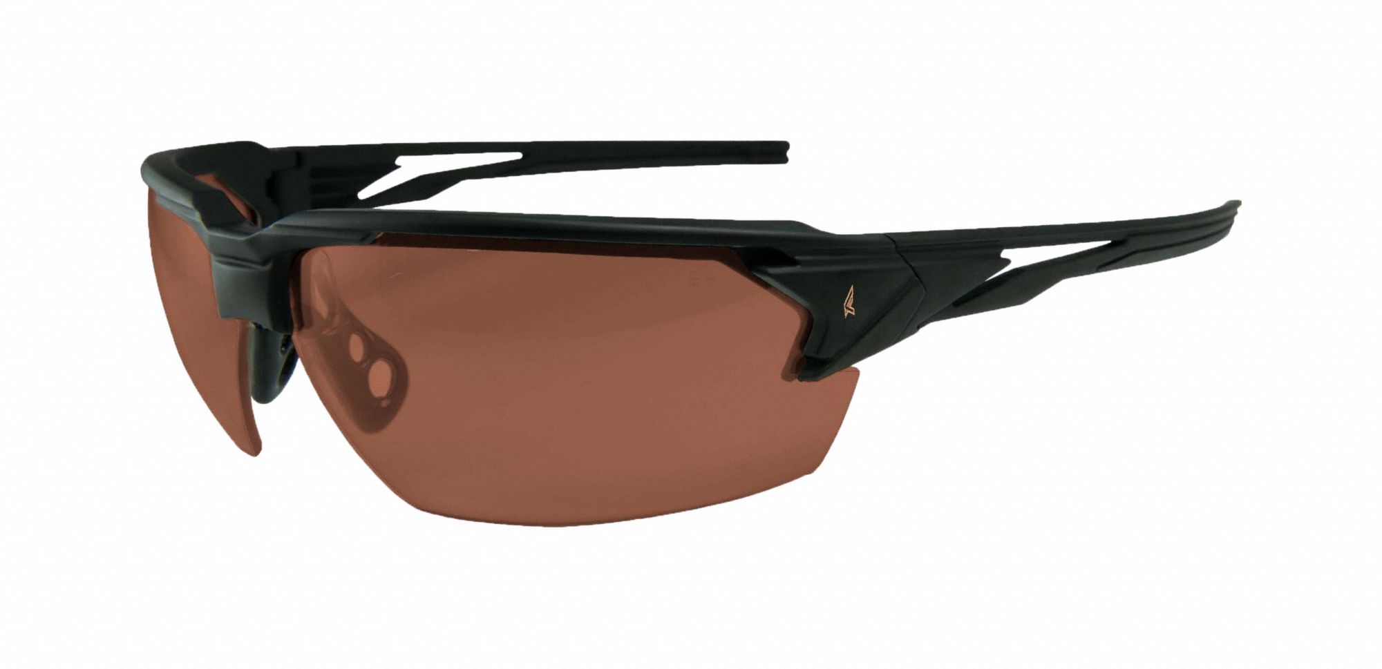 LUNETTES DE SÉCURITÉ, NYLON/PC/TPR, ANTIRAYURES, NOIR/CUIVRE, CSA, UV, M, UNISEXE