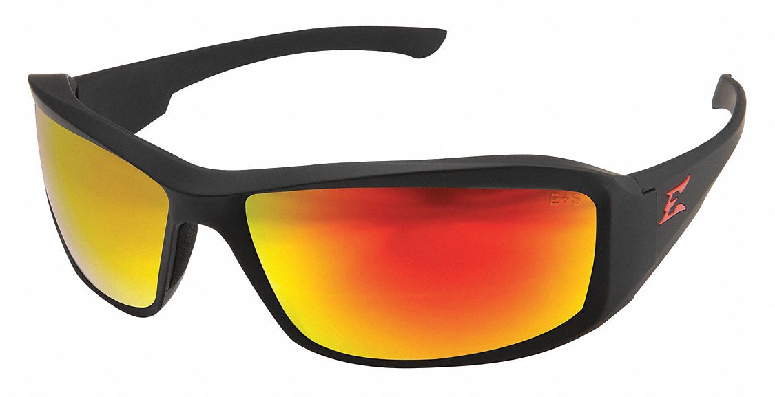 LUNETTES SEC, CSA/ANSI/ISEA/MCEPS, RÉSISTE RAYURES / PROTECTION UV, LENTILLE BLEUE - MIROIR, PC