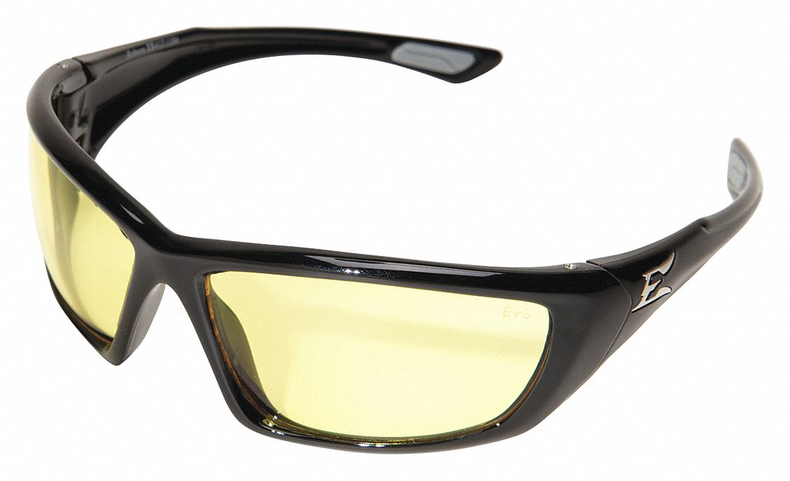 LUNETTES SEC, CSA/ANSI/ISEA/MCEPS, RÉSISTE RAYURES / PROTECTION UV, LENTILLE JAUNE, NYLON / PC